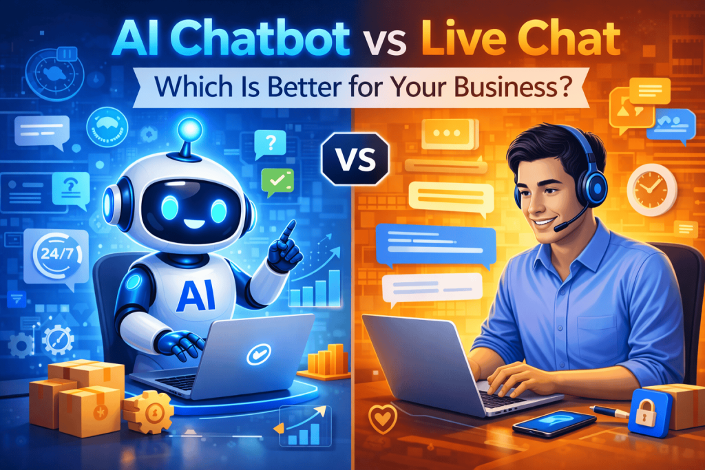 🤖 AI Chatbot vs Live Chat: Which Is Better for Your Business?