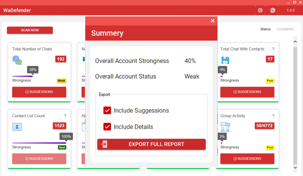 WA Defender – WhatsApp Account Security & Protection Tool