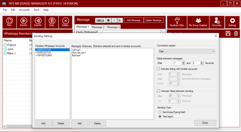 WSTOOL Whatssender – WhatsApp Automation & Bulk Messaging Tool